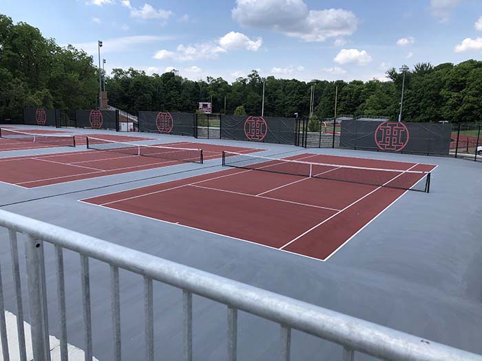 Indian Hill Tennis Court Design